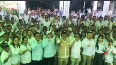 Pelantikan Pengurus PAC Partai Gerindra, Berikut Pesan YSK Kepada Warga Minut