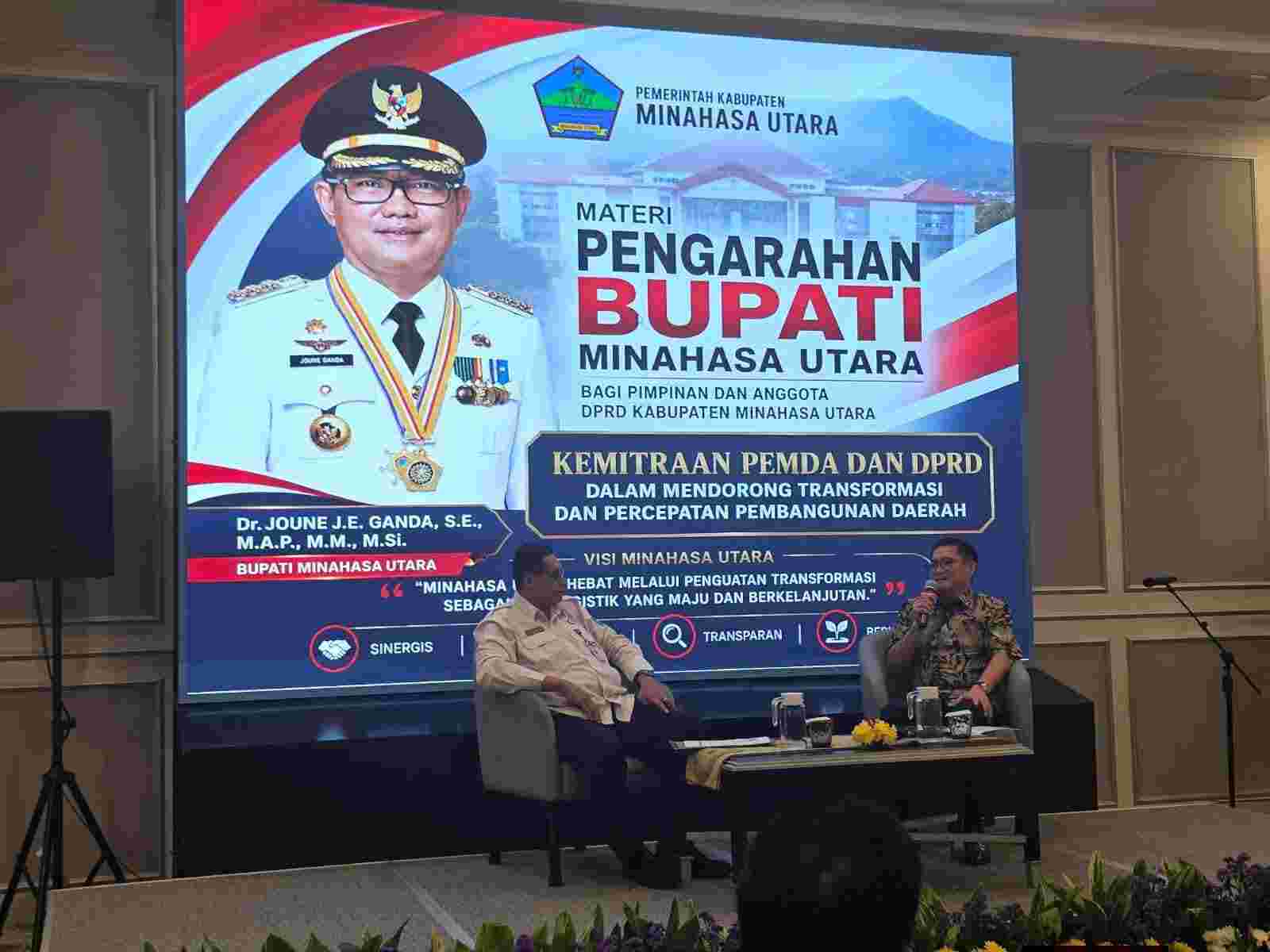 Minahasa Utara Menuju Era Baru: Bupati Joune Ganda Desain Ulang Sinergi Eksekutif-Legislatif sebagai Lokomotif Pembangunan